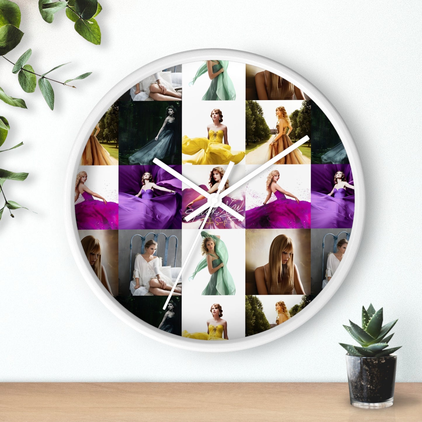 Taylor Swift Speak Now Mosaic Wall Clock