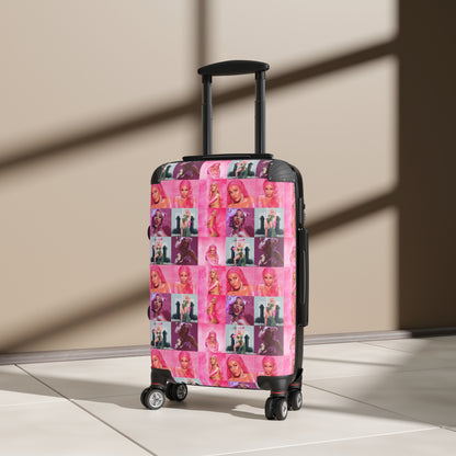 Doja Cat Hot Pink Mosaic Suitcase