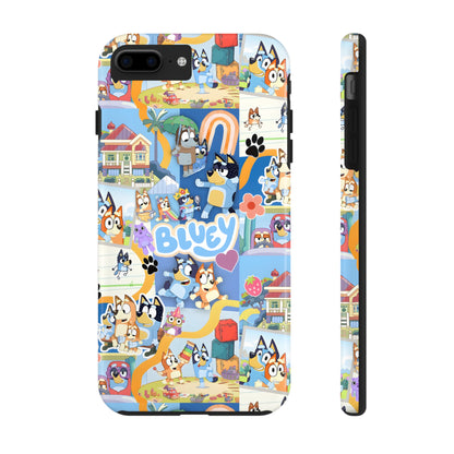 Bluey Playtime Collage Tough Phone Cases