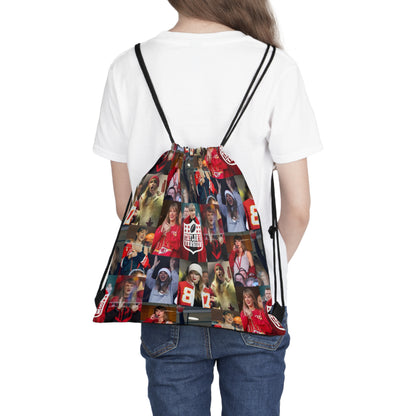 Taylor Swift Chiefs Fan Taylor's Version Outdoor Drawstring Bag