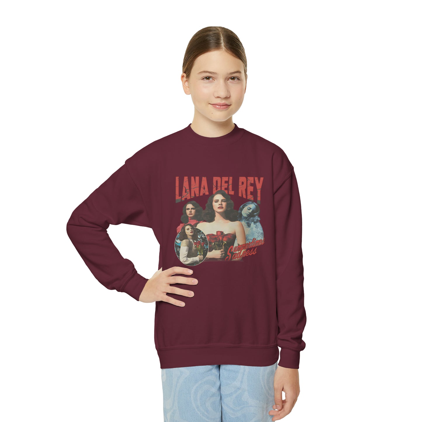 Lana Del Rey Summertime Sadness Youth Crewneck Sweatshirt