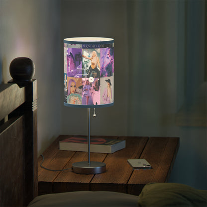 Ava Max Belladonna Photo Collage Lamp on a Stand