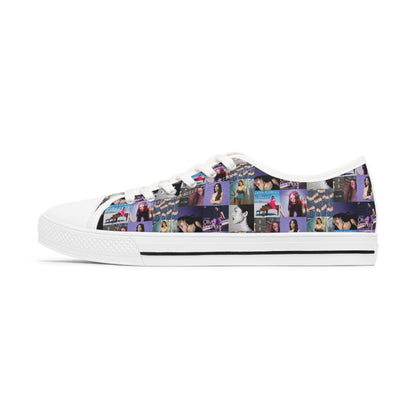 Olivia Rodrigo Album Cover Art Collage Women's Low Top Sneakers