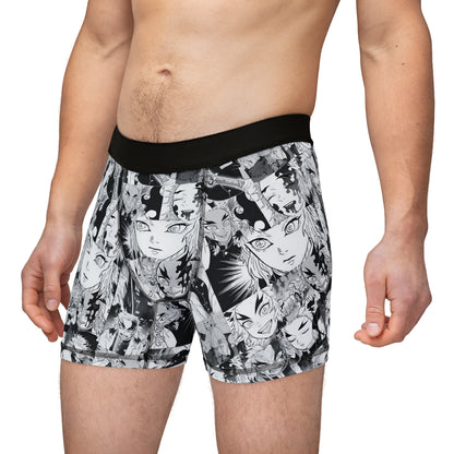 Demon Slayer Kyojuro Rengoku Collage Men's Boxers