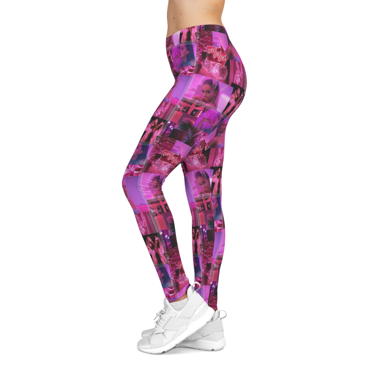 Ariana Grande 7 Rings Collage Women's Casual Leggings