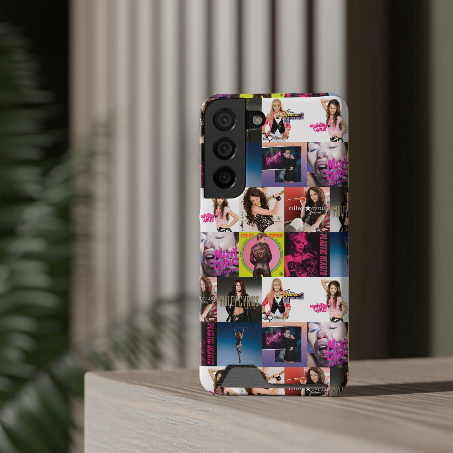 Miley Cyrus Album Cover Collage Phone Case With Card Holder