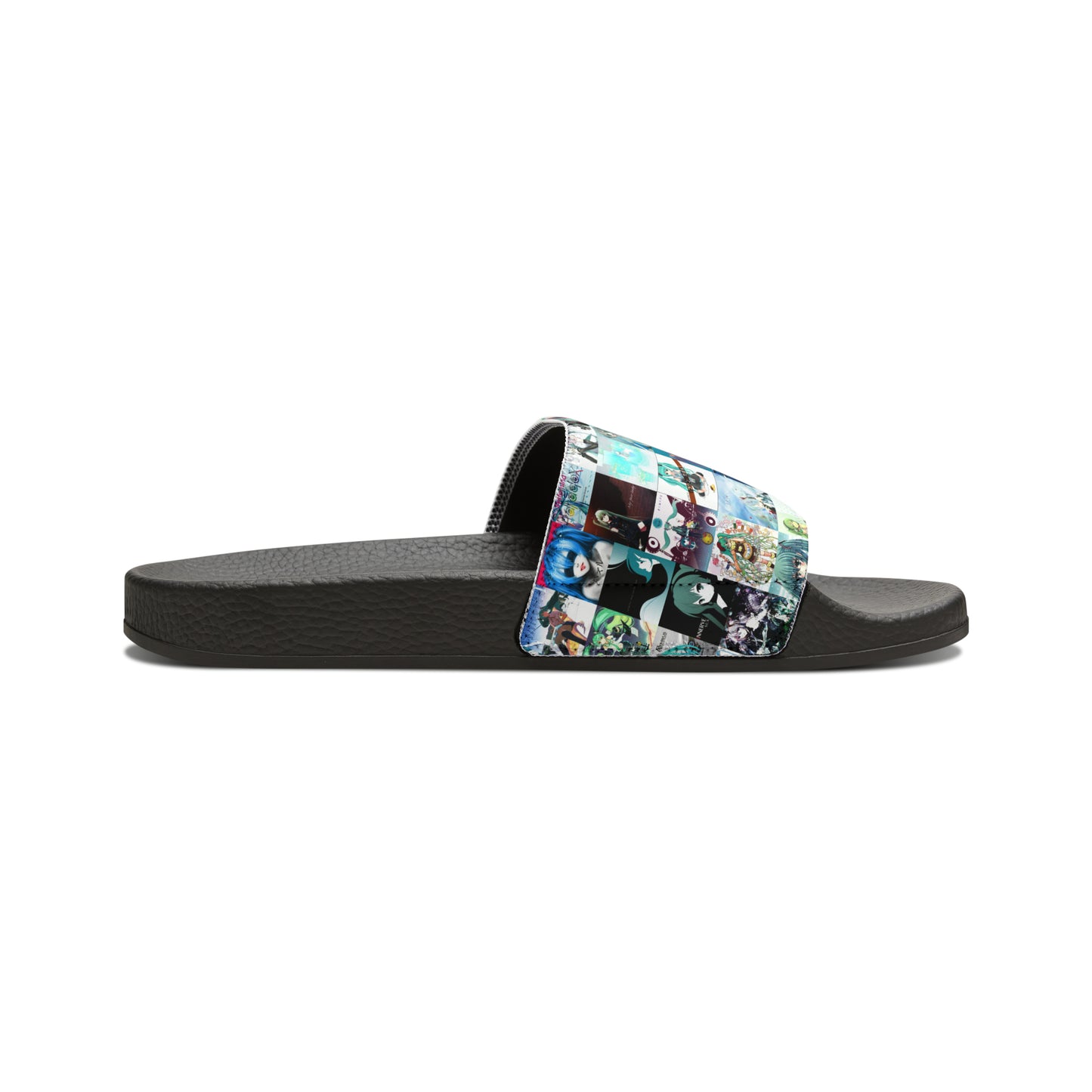 Hatsune Miku Album Cover Collage Women's Slide Sandals