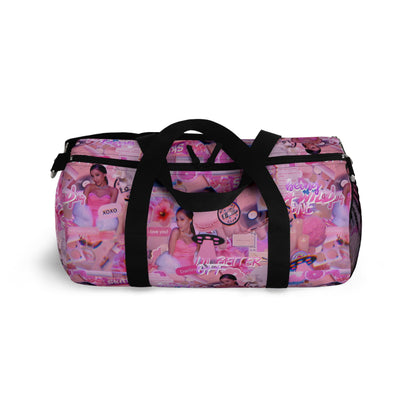 Ariana Grande Purple Vibes Collage Duffel Bag