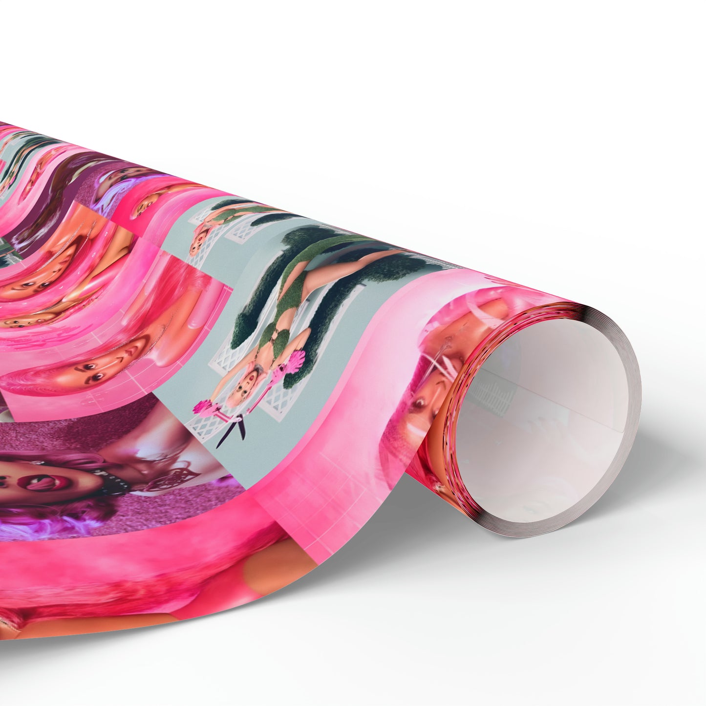 Doja Cat Hot Pink Mosaic Gift Wrapping Paper