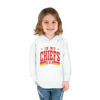 Taylor Swift In My Chiefs Era Toddler Pullover Fleece Hoodie