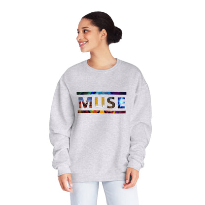 Muse Album Art Letters Unisex NuBlend Crewneck Sweatshirt