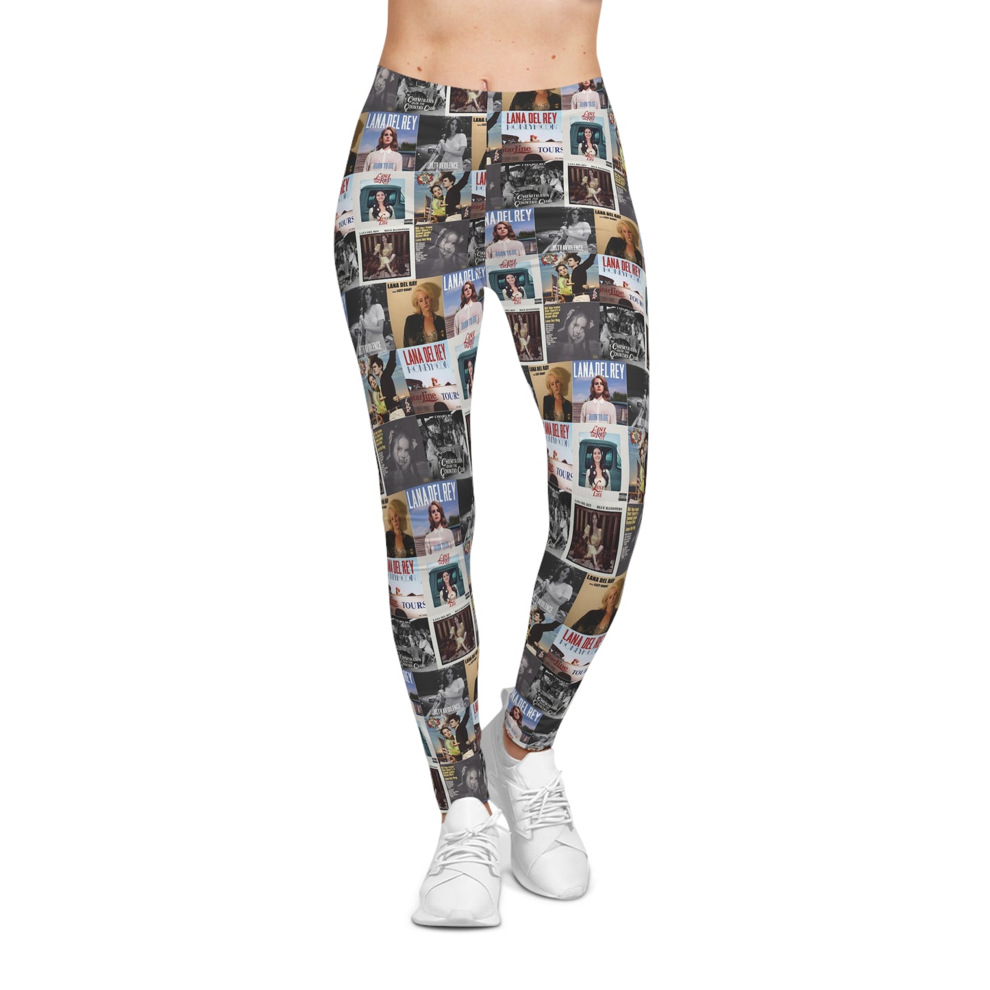 Lana Del Rey Album Cover Collage Women's Casual Leggings