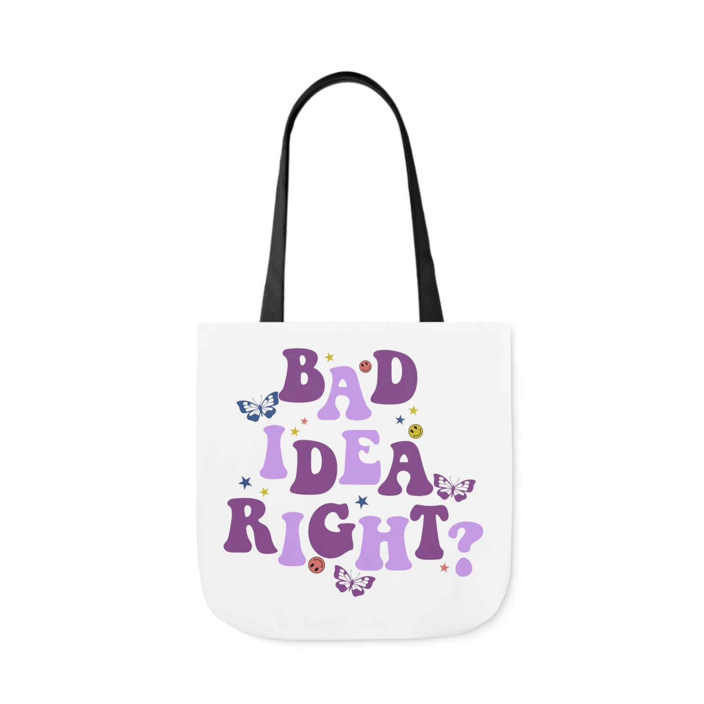 Olivia Rodrigo Bad Idea Right? Polyester Canvas Tote Bag