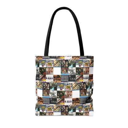 The Beatles Album Cover Collage Tote Bag