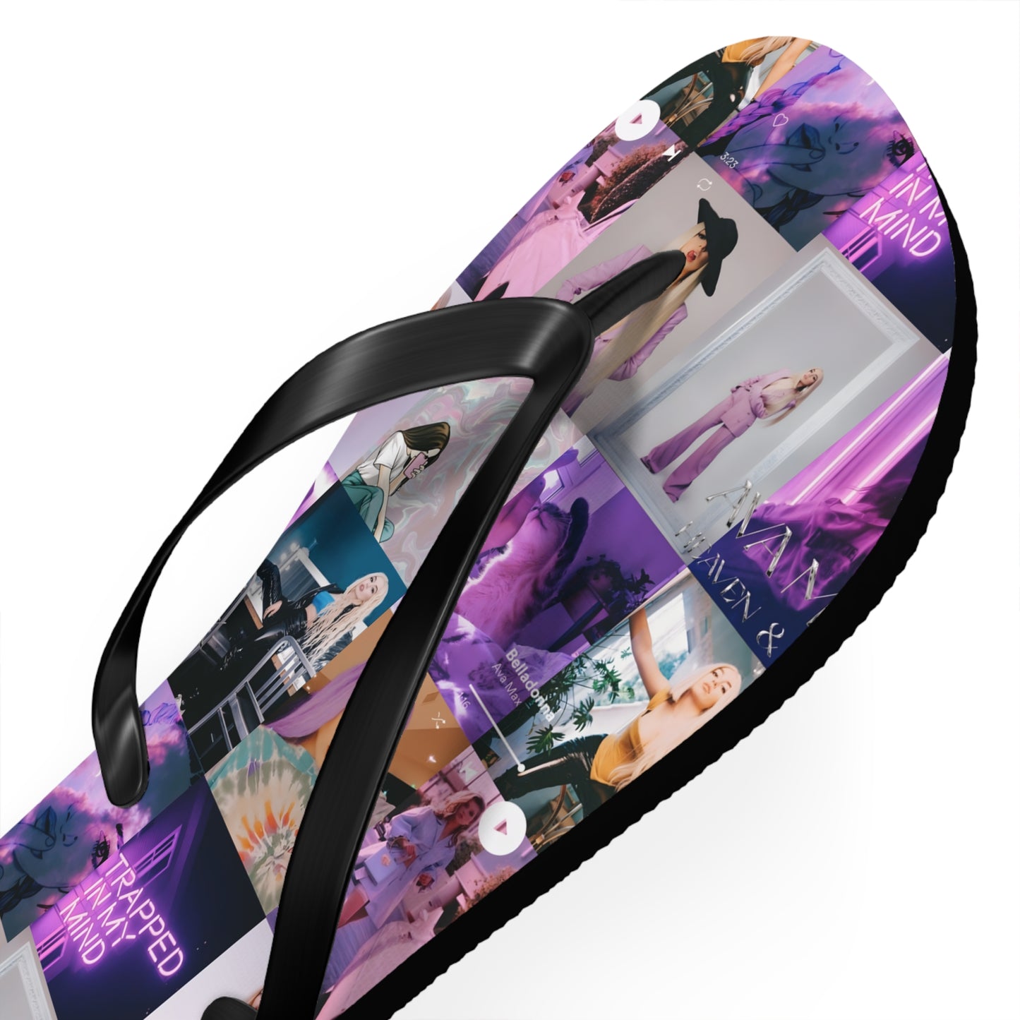 Ava Max Belladonna Photo Collage Flip Flops