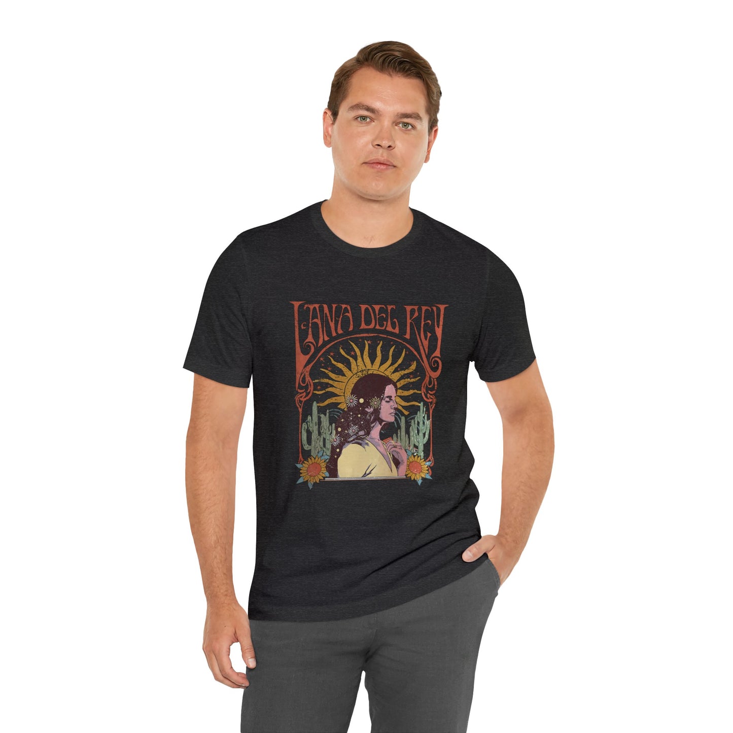 Lana Del Rey Vintage Artwork Unisex Jersey Short Sleeve Tee Shirt