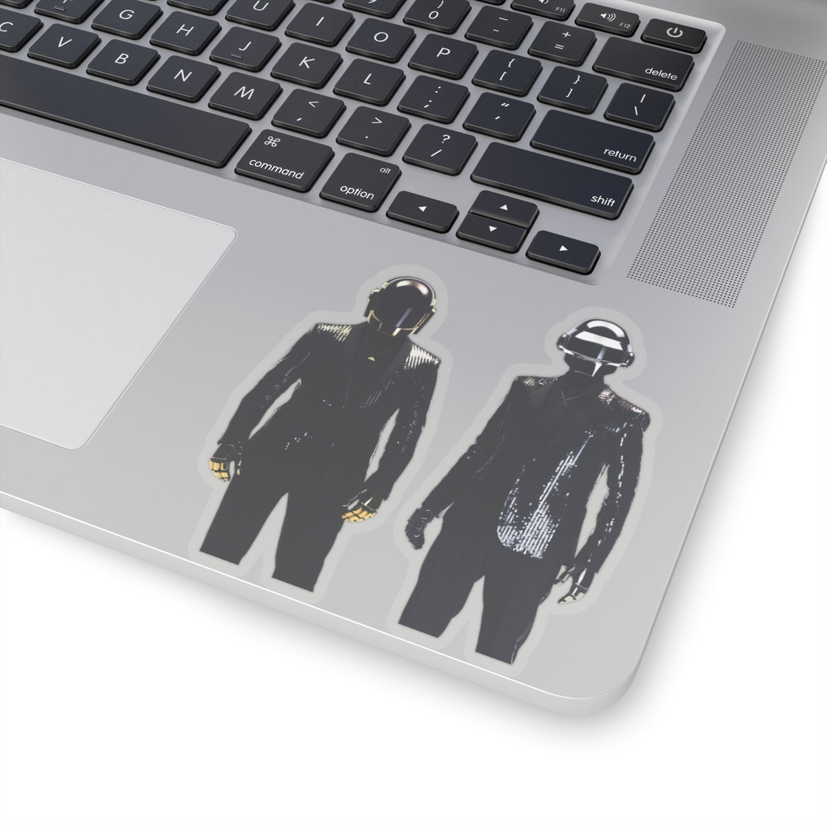 Daft Punk Standing In Black Suits Kiss-Cut Sticker