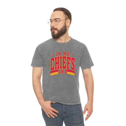 Taylor Swift In My Chiefs Era Unisex Mineral Wash Vintage Tee Shirt