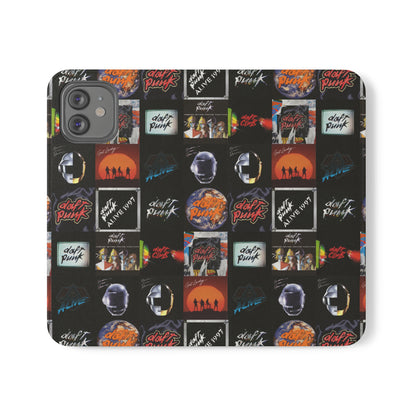 Daft Punk Album Cover Art Collage Phone Flip Case