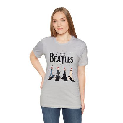 The Beatles Abbey Road Santas Unisex Jersey Short Sleeve Tee Shirt