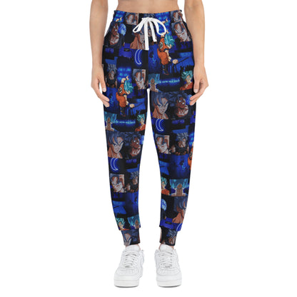 Dragon Ball Z Saiyan Moonlight Collage Athletic Joggers