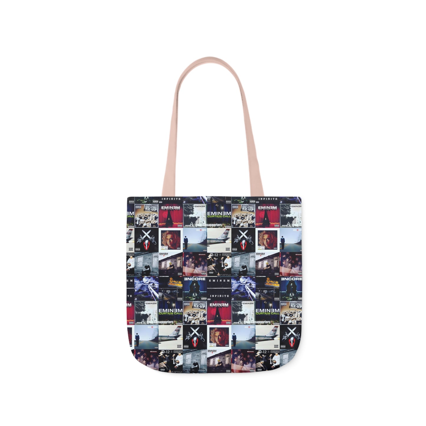 Eminem Album Art Cover Collage Polyester Canvas Tote Bag