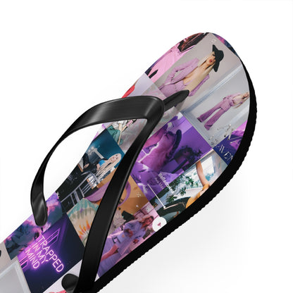 Ava Max Belladonna Photo Collage Flip Flops