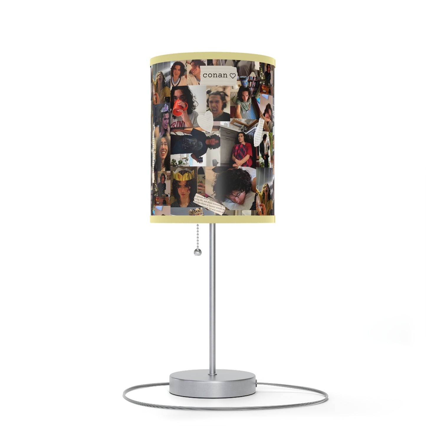 Conan Grey Being Cute Photo Collage Lamp on a Stand