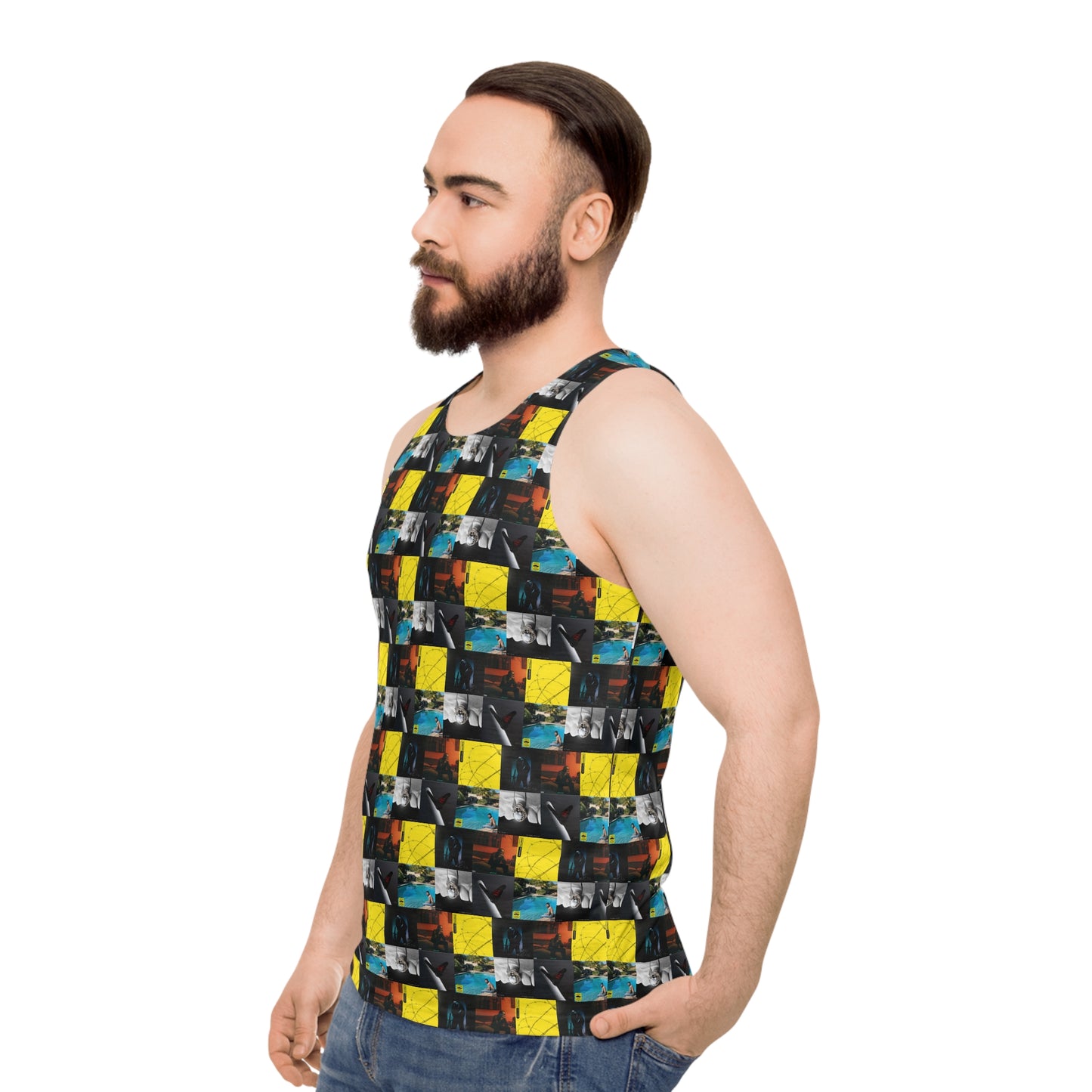 Post Malone Album Art Collage Unisex Tank Top