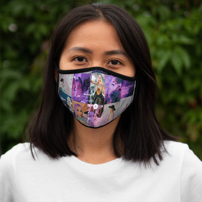 Ava Max Belladonna Photo Collage Fitted Polyester Face Mask