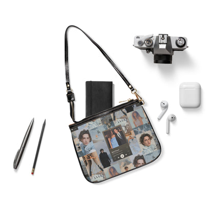 Timothee Chalamet And Zendaya Best Friend Collage Small Shoulder Bag