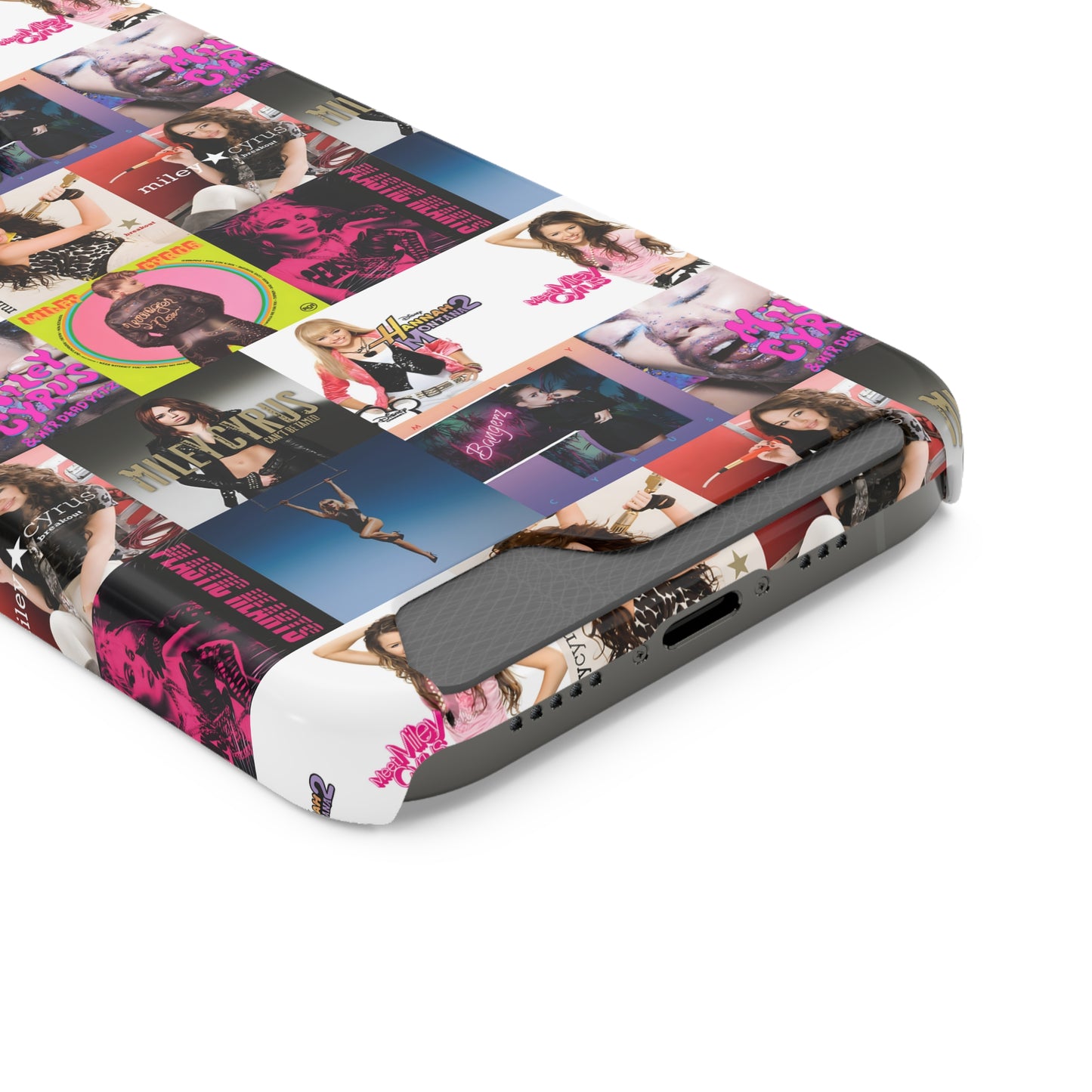 Miley Cyrus Album Cover Collage Phone Case With Card Holder