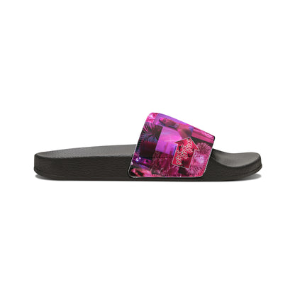 Ariana Grande 7 Rings Collage Youth Slide Sandals