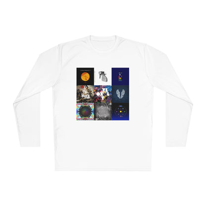 Colplay Album Cover Collage Unisex Lightweight Long Sleeve Tee