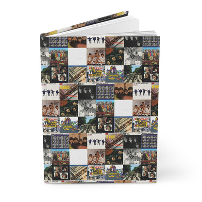 The Beatles Album Cover Collage Hardcover Journal