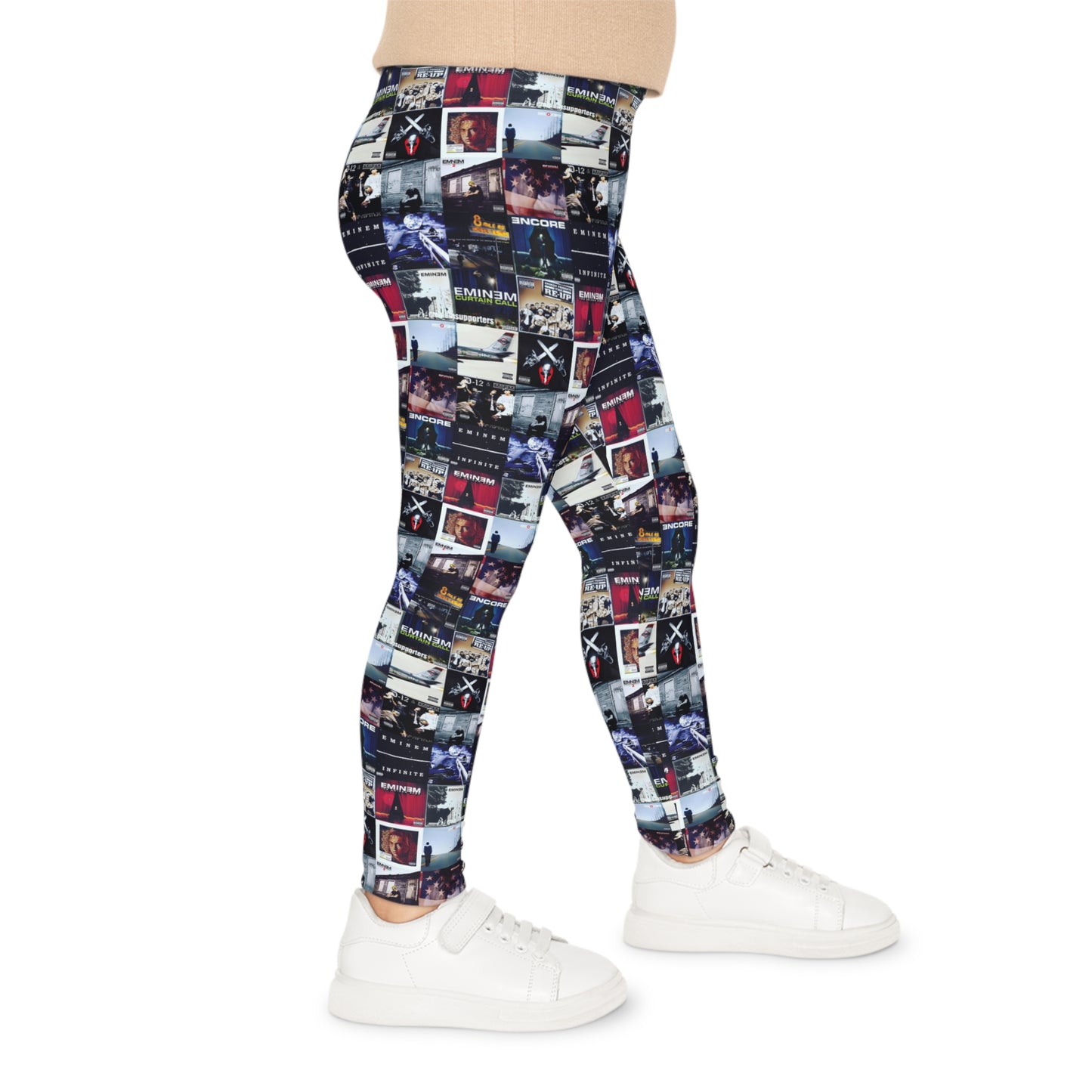 Eminem Album Art Cover Collage Kids Leggings