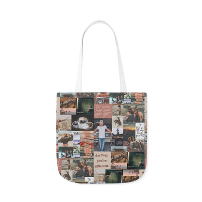 Morgan Wallen Darling You're Different Collage Polyester Canvas Tote Bag