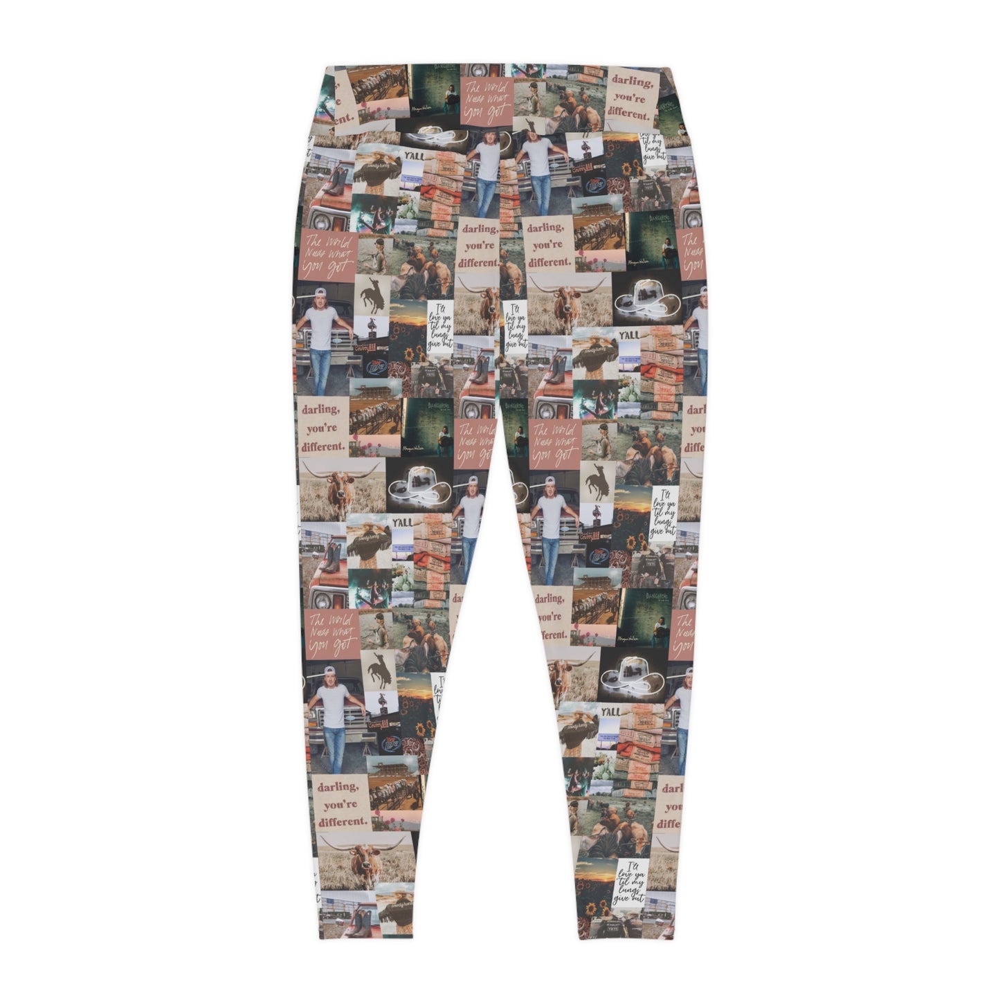 Morgan Wallen Darling You're Different Collage Plus Size Leggings