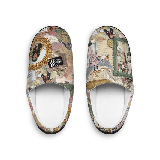 Lana Del Rey Victorian Collage Men's Indoor Slippers
