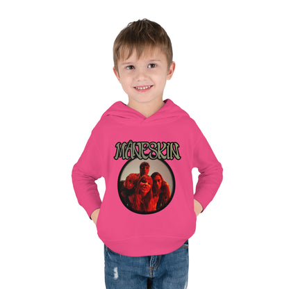 Måneskin Circular Group Photo Toddler Pullover Fleece Hoodie