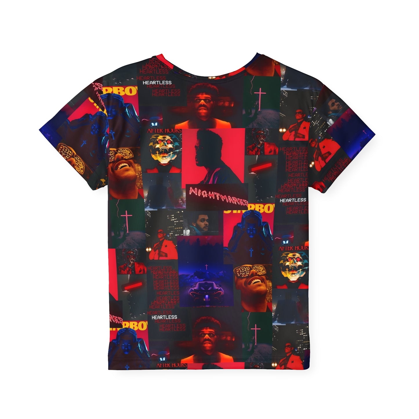 The Weeknd Heartless Nightmares Collage Kids Sports Jersey