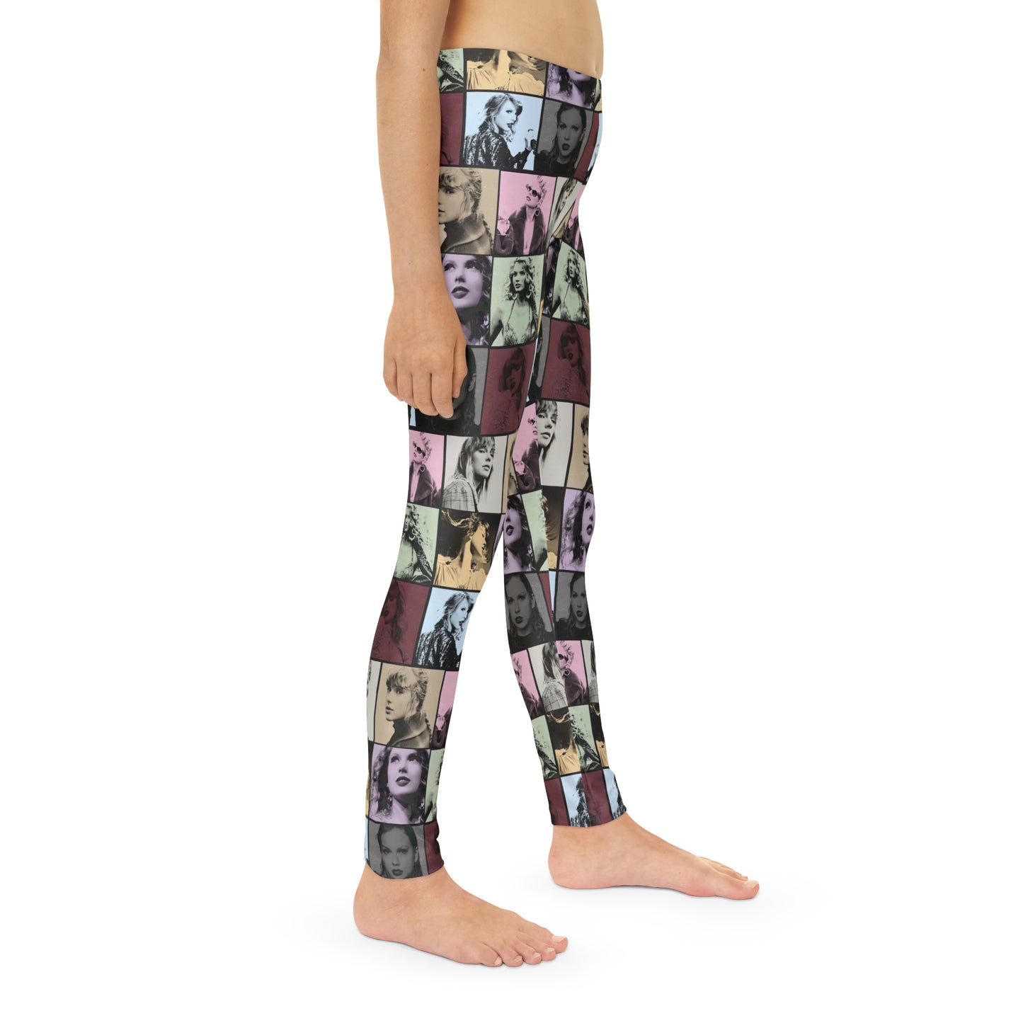 Taylor Swift Eras Collage Youth Leggings