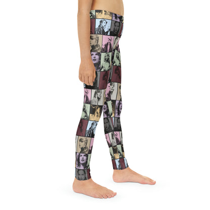 Taylor Swift Eras Collage Youth Leggings