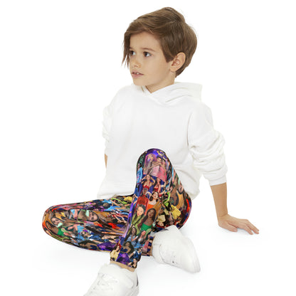 Olivia Rodrigo Rainbow Collage Youth Full-Length Leggings