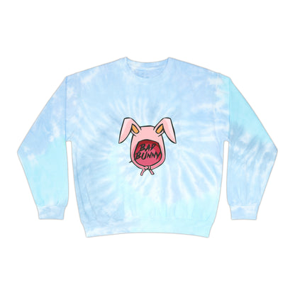 Bad Bunny Hoodie Logo Unisex Tie-Dye Sweatshirt