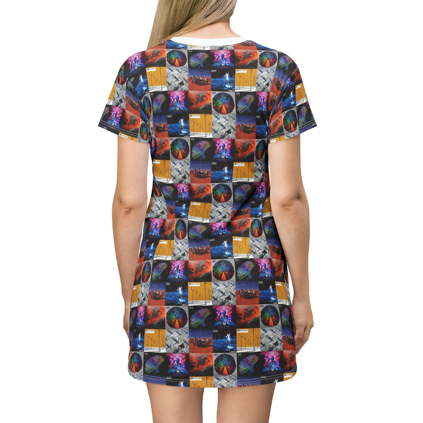 Muse Album Cover Collage T-Shirt Dress