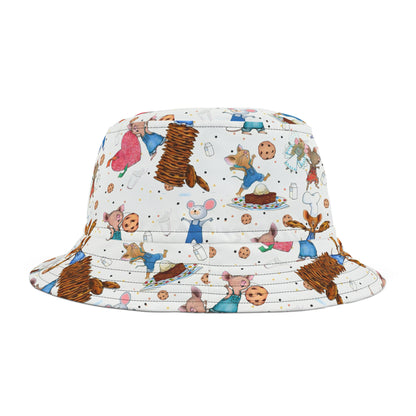 If You Give A Mouse A Cookie Collage Bucket Hat