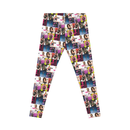 Miley Cyrus Album Cover Collage Women's Casual Leggings