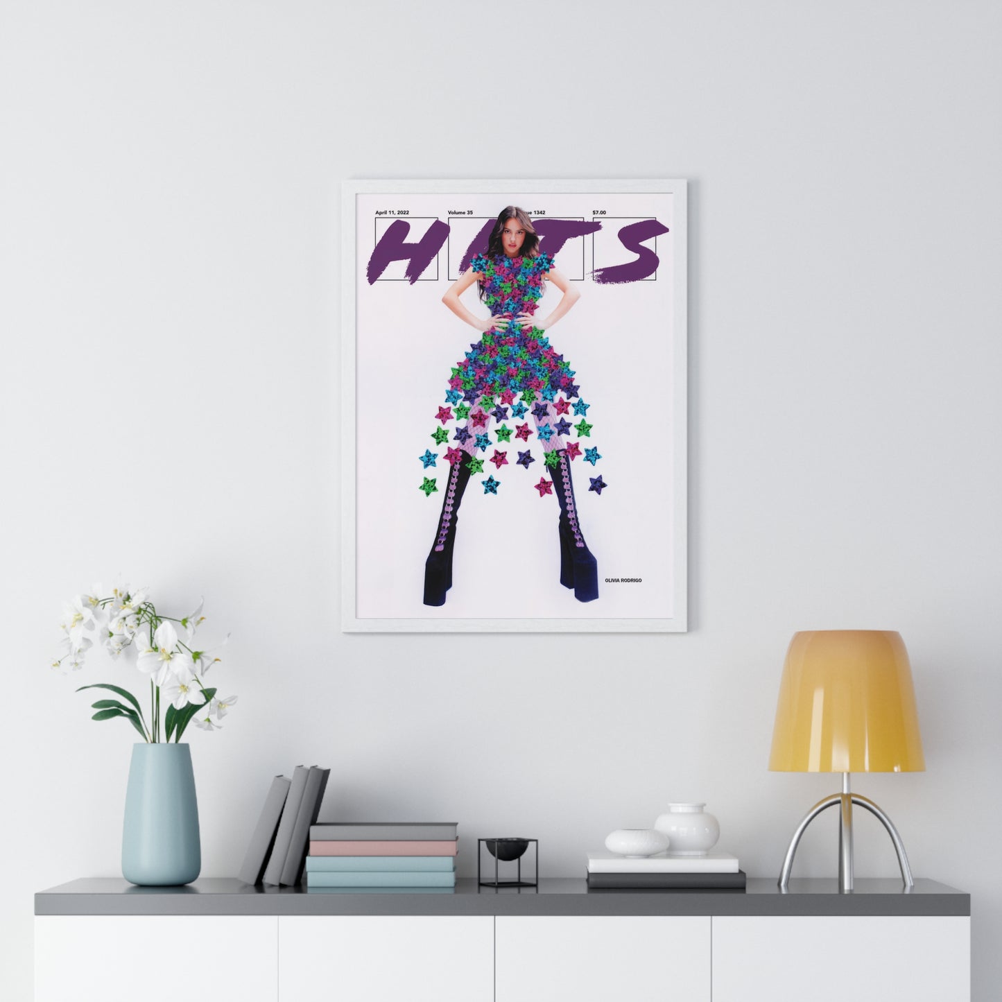 Olivia Rodrigo Hits Magazine Cover Framed Print