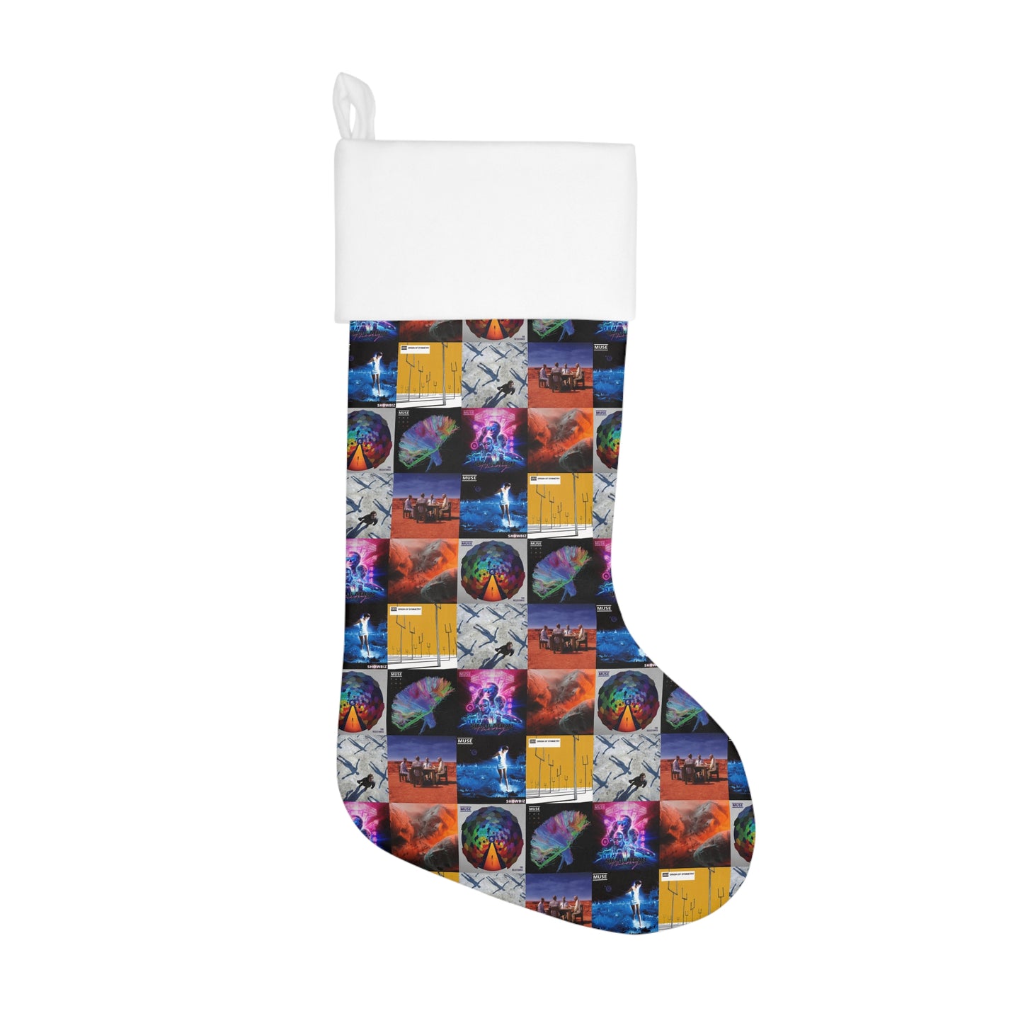 Muse Album Cover Collage Christmas Holiday Stocking